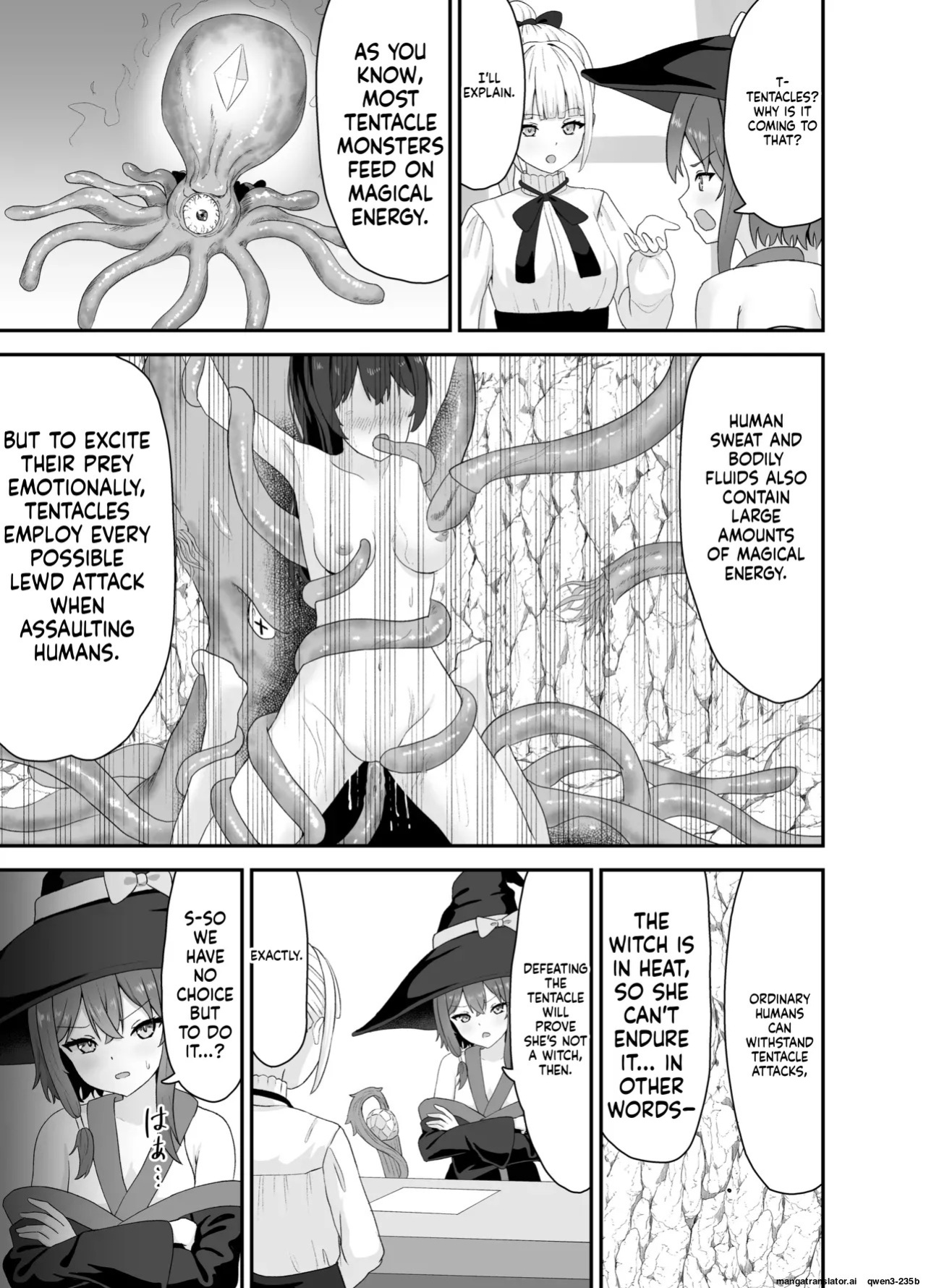 [Sakeru Buta (Asakura Takumi)] Tsuyoki na Madou Shoujo to Shokushu no Ori -Dungeon nite Shokushu ni Otsuru- [English] [SCANMTL]