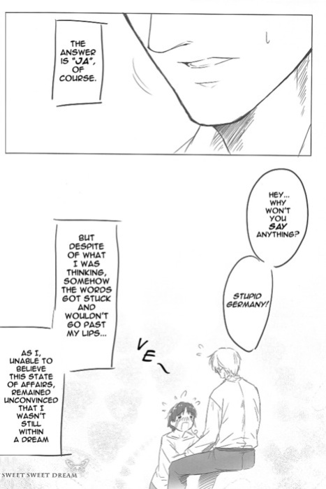 [Suiseimushi (Bunge)] SWEET SWEET DREAM (Axis Powers Hetalia) [English]