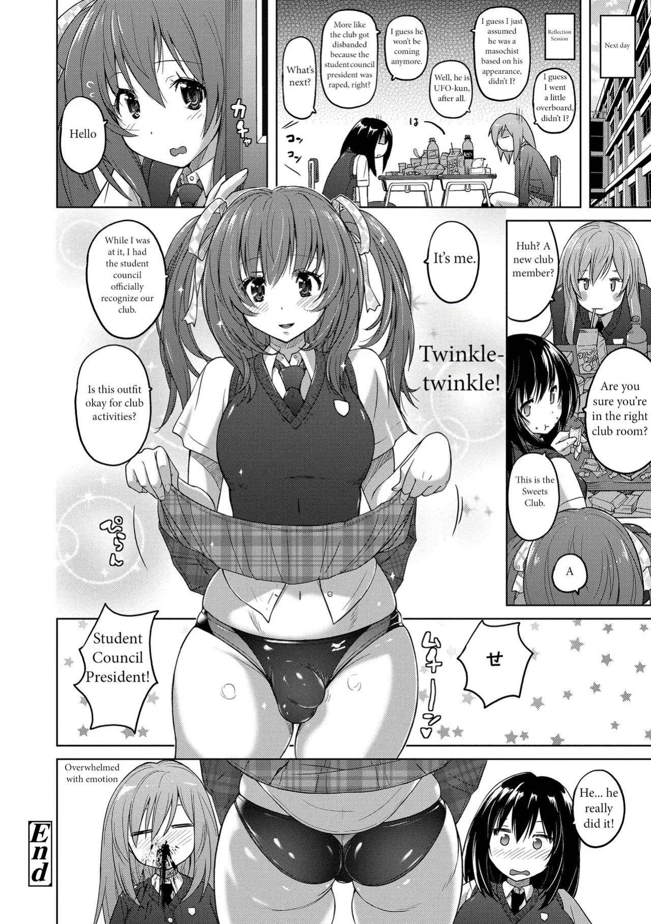 [Murasaki Nyaa] Ichio Bukatsu Nano (Pantsu Jou no Mono wo Haita mama Shugi) [English]