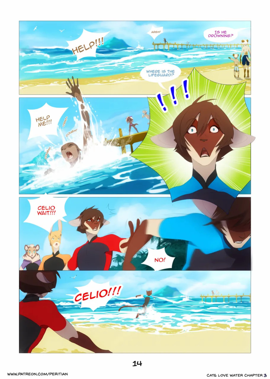 [Peritian] Cats Love Water 3