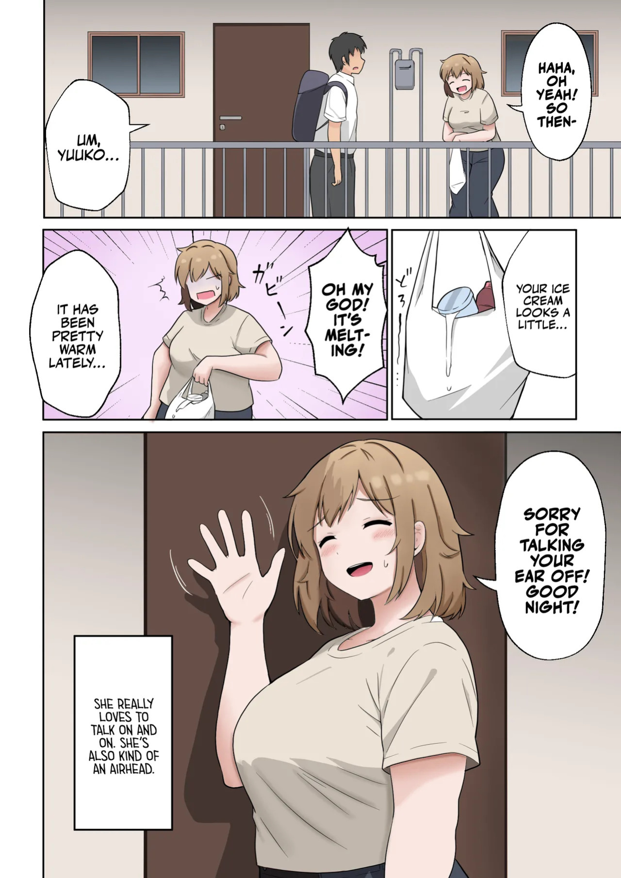 [Ampullaria] Apart no Otonari-san ga Yarasete Kureru Hanashi My Nextdoor Neighbor Let Me Fuck Her [English] [Colorized]