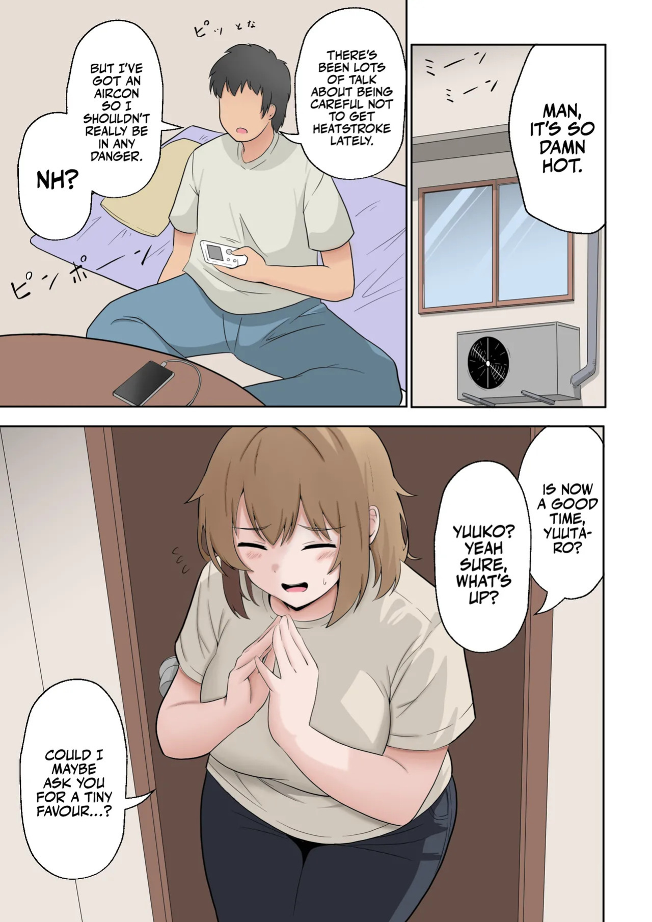 [Ampullaria] Apart no Otonari-san ga Yarasete Kureru Hanashi My Nextdoor Neighbor Let Me Fuck Her [English] [Colorized]