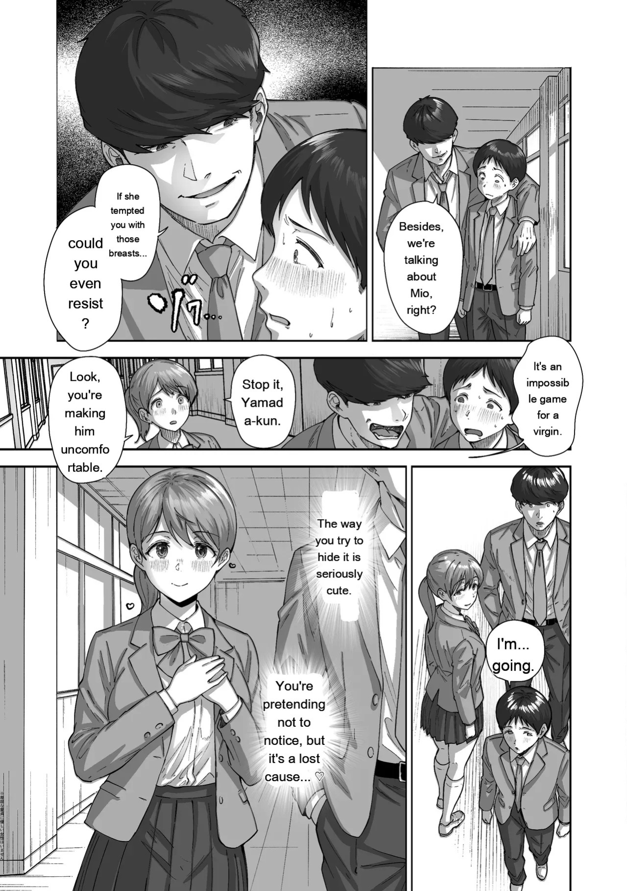 [Himan Boy (Ka-kun)] Nige Chin Complex ~Aza to Kyonyuu Joshi no Chouhatsu ni Bokki Kakushi Nigeta Zako ww~ [English] [MTL]