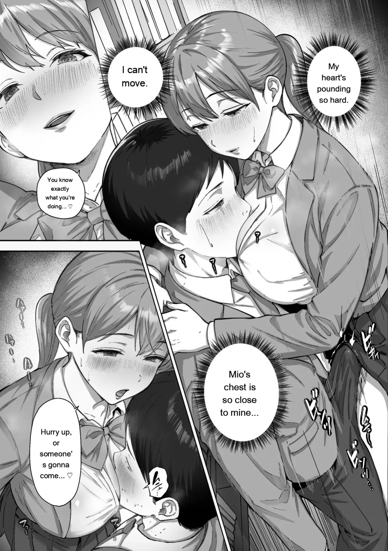 [Himan Boy (Ka-kun)] Nige Chin Complex ~Aza to Kyonyuu Joshi no Chouhatsu ni Bokki Kakushi Nigeta Zako ww~ [English] [MTL]
