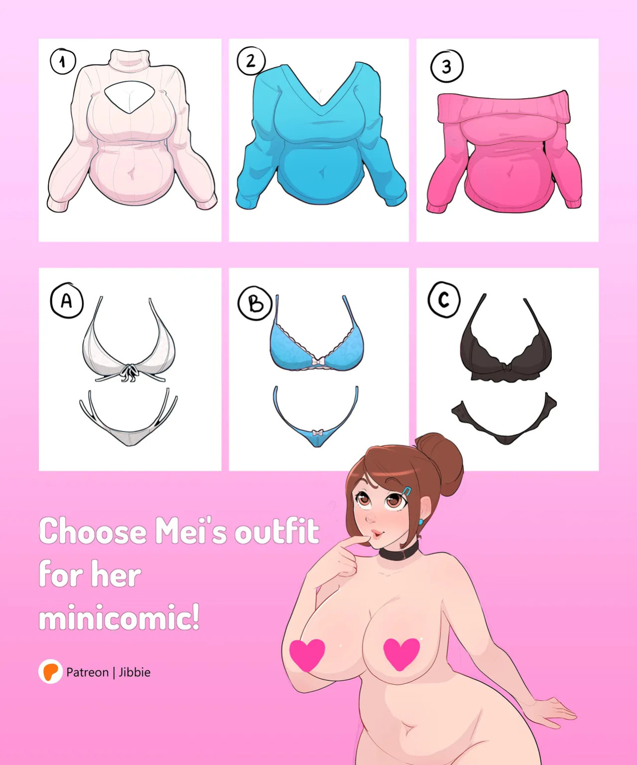 [Jibbie] Mei Stripping (Overwatch)