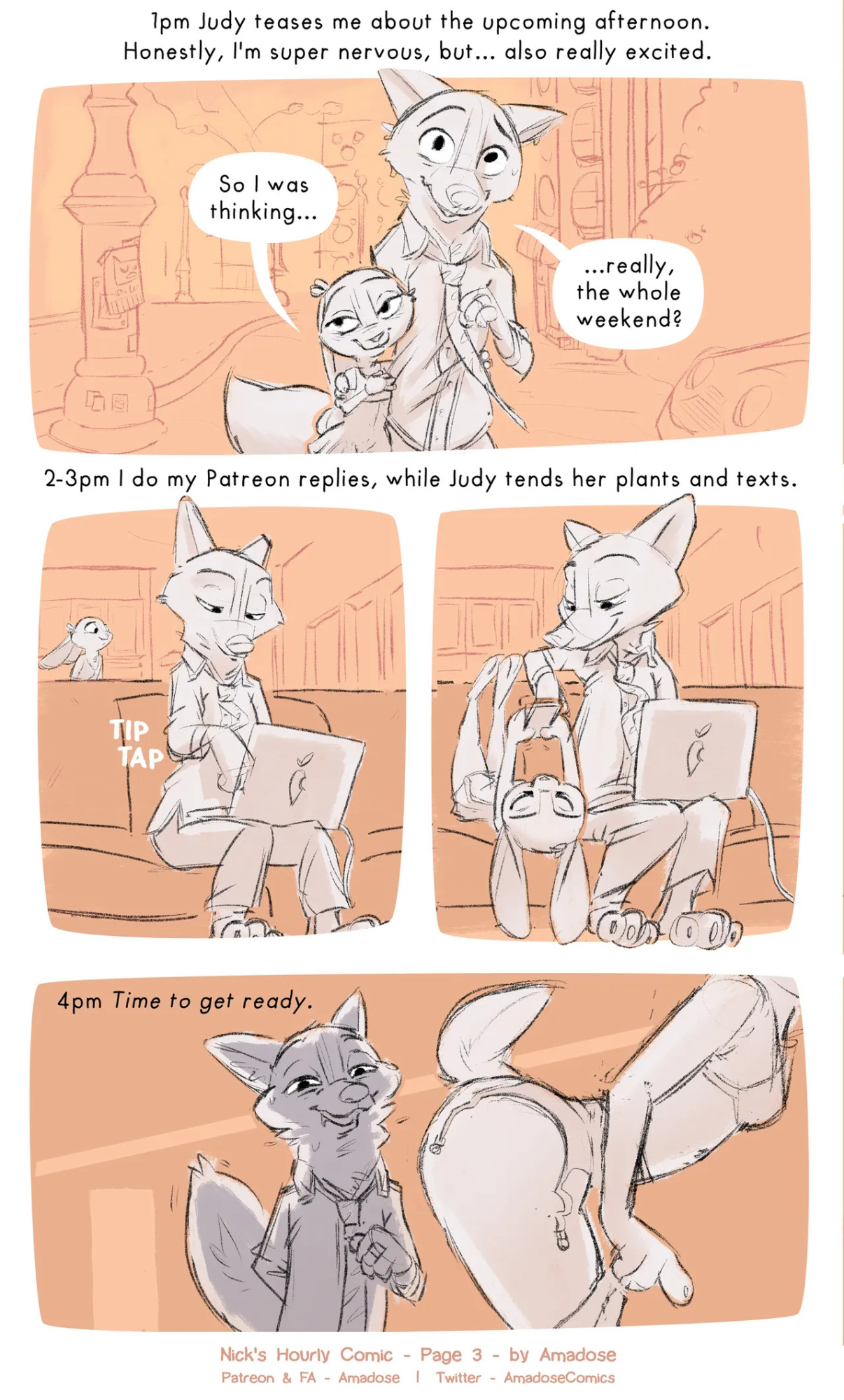 [Amadose] The Fox, The Rabbit, and The Bull ch.1-7 (Zootopia) [ongoing]
