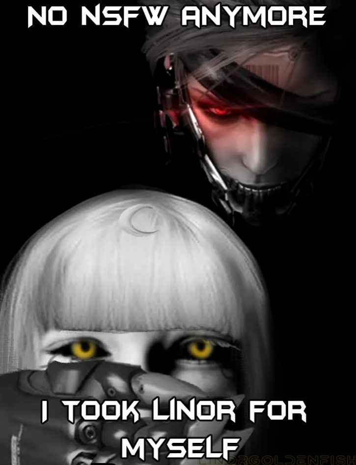 [Linor Goldenfish] She needs your love (and spares⚙️) (OC) (Metal Gear Solid)