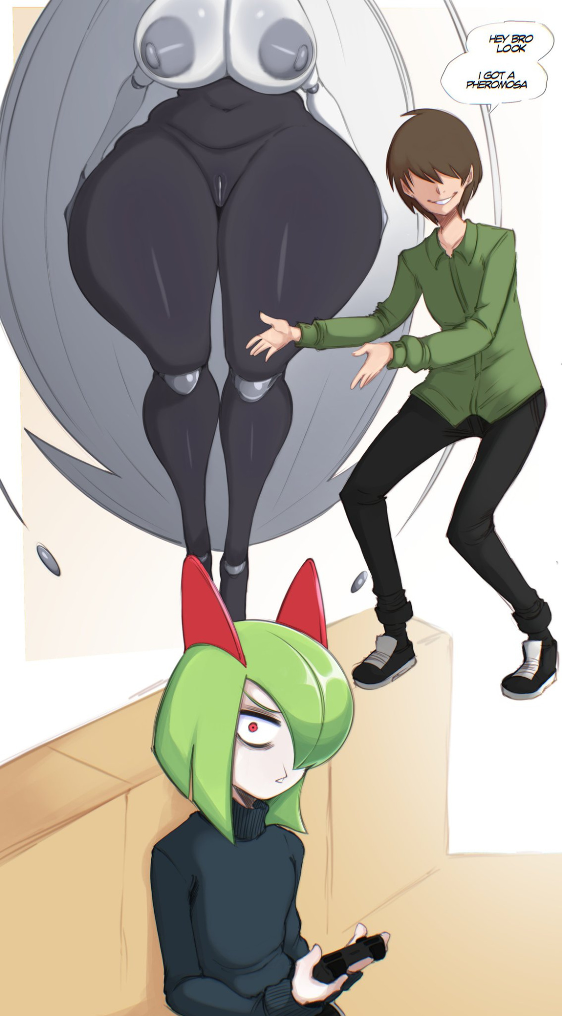 [Saltyxodium] Kirlia VS Pheromosa and why a 3-meter Pokémon is dangerous (Pokemon)