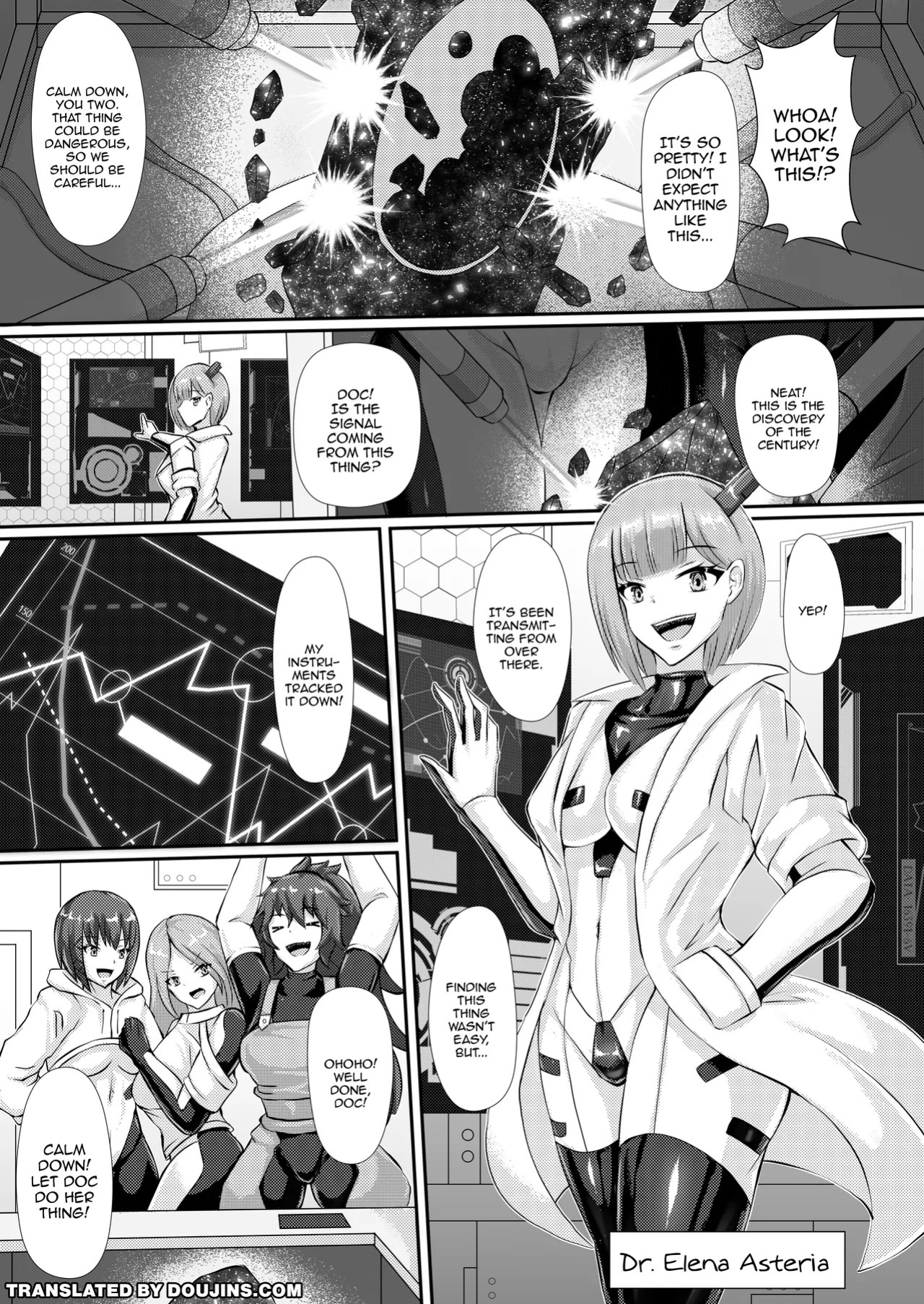 [Haitoku Kenkyuujo (Kuro Yoroi)] Junsei yori Ai o Komete | With Love from the Dwarf Star [English] {Doujins.com} [Digital]