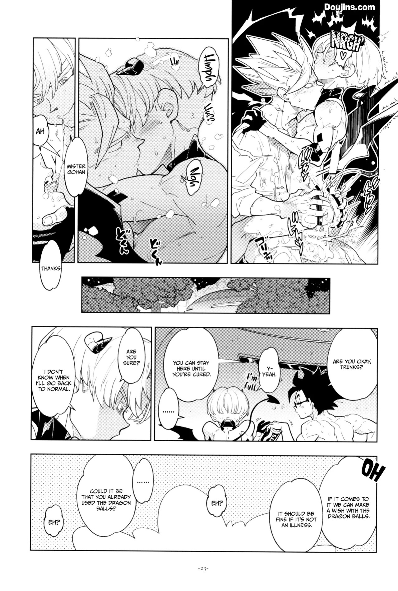 (DRAGON Geki GW2026) [Article 60 of Criminal Code (Shuhan)] Trunks-kun Succubus ni Naru. | Trunks Became a Succubus (Dragon Ball Super) [English] {Doujins.com}