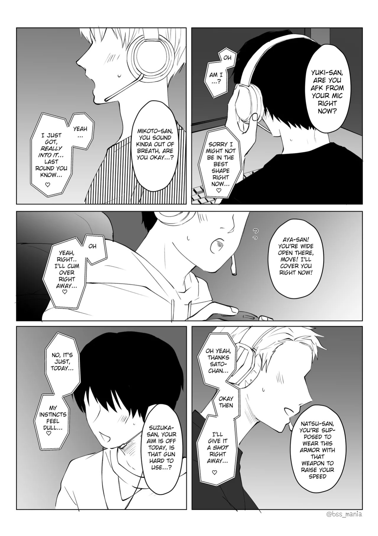 [BBS Boku ga Saki ni Suki Datta no ni... Fukyuu Iinkai (Ichijiku)] I did it with the whole Game-team [English]