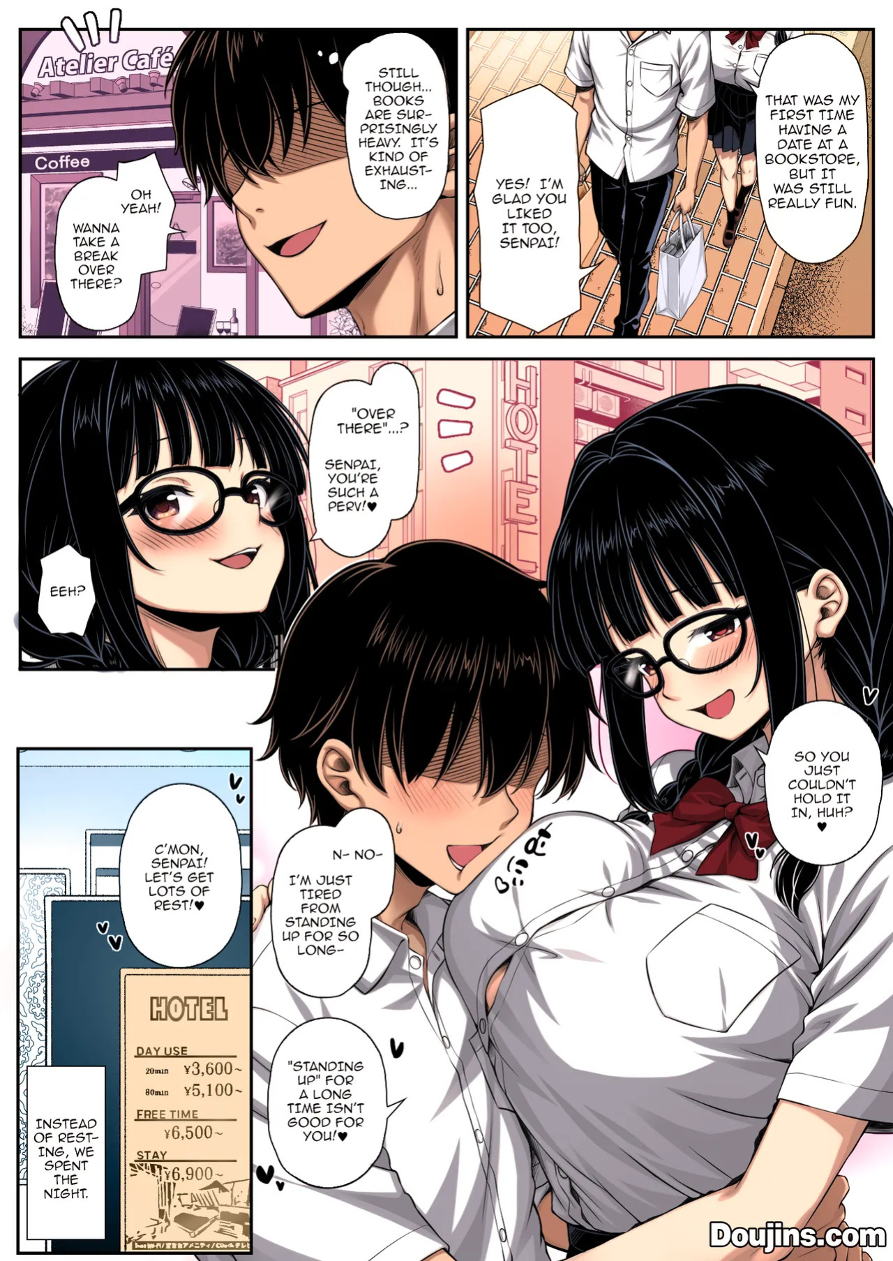 [Mimizu Thousand (Kuroneko Lamp)] Kanchigai kara Tsukiau Koto ni natta Jimi na Joshi ga Jitsuwa Mechakucha Dosukebe Onna datta | The Plain Girl Color-ban I Started Dating After A Misunderstanding Turned Out To Be A Huge Pervert Color [English] {Doujins.co
