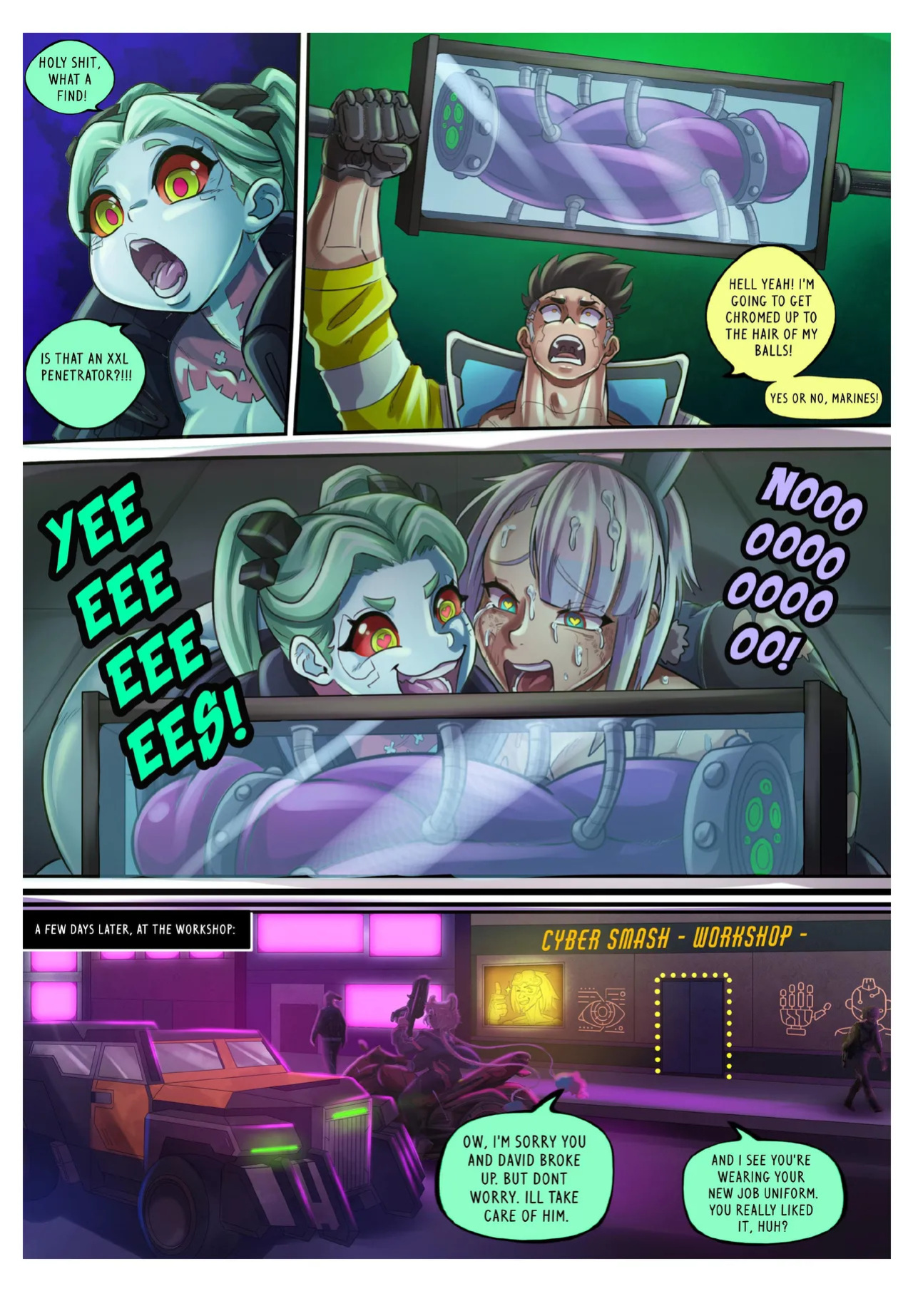 [Fatal Fire Studios] CyberLUST: a Cyberpunk Parody Comic