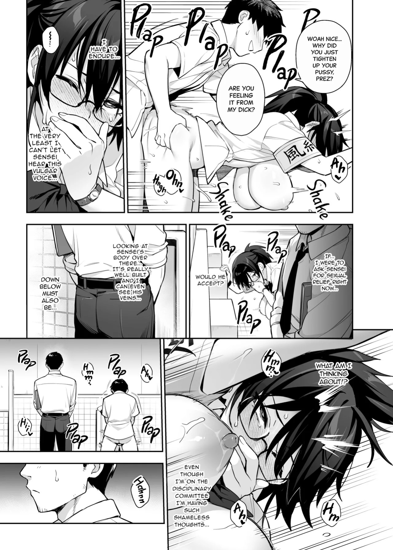 [TRY&Hougen Futari Shakai (TRY Hougen)] Shin Seito Kaichō no Mune ga Deka Sugiru 3 | The New Disciplinary Committee President's Tits Are Too Big 3 [English] [Decensored] [Digital]