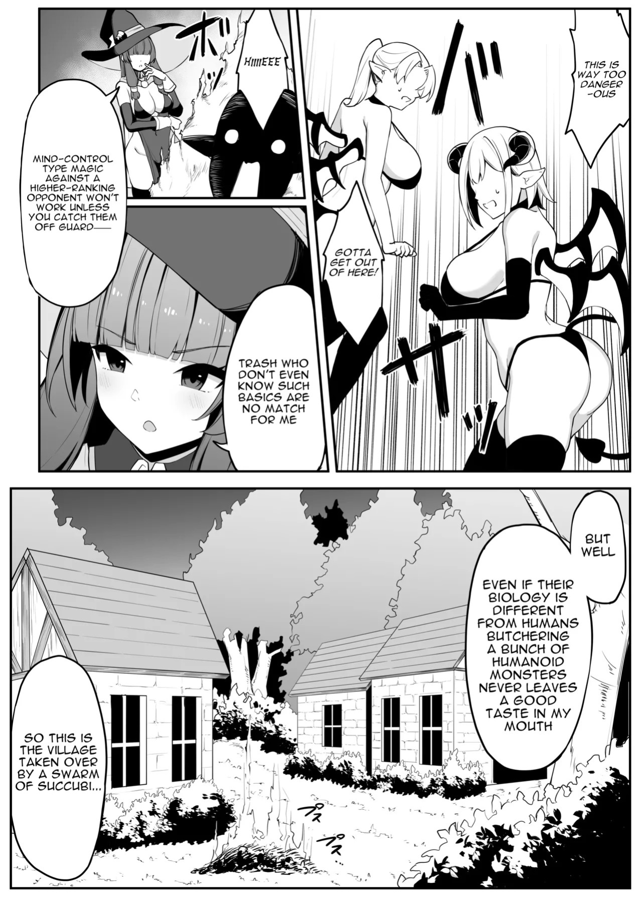 [Omochi no Mochiya (Wabimochi)] Saikyou Witch ga Succubus ni Miryou Sarete Haiboku Suru Hanashi | How the Strongest Witch Was Charmed and Defeated by a Succubus [English]