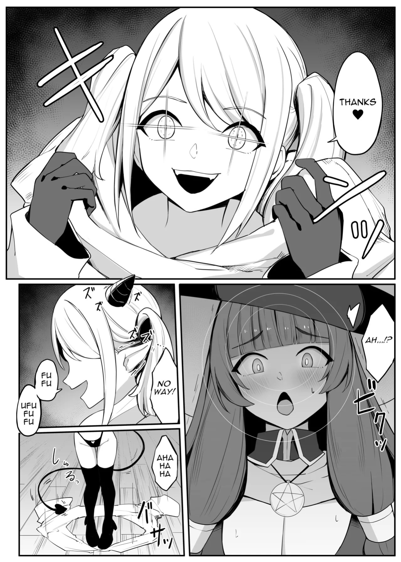 [Omochi no Mochiya (Wabimochi)] Saikyou Witch ga Succubus ni Miryou Sarete Haiboku Suru Hanashi | How the Strongest Witch Was Charmed and Defeated by a Succubus [English]