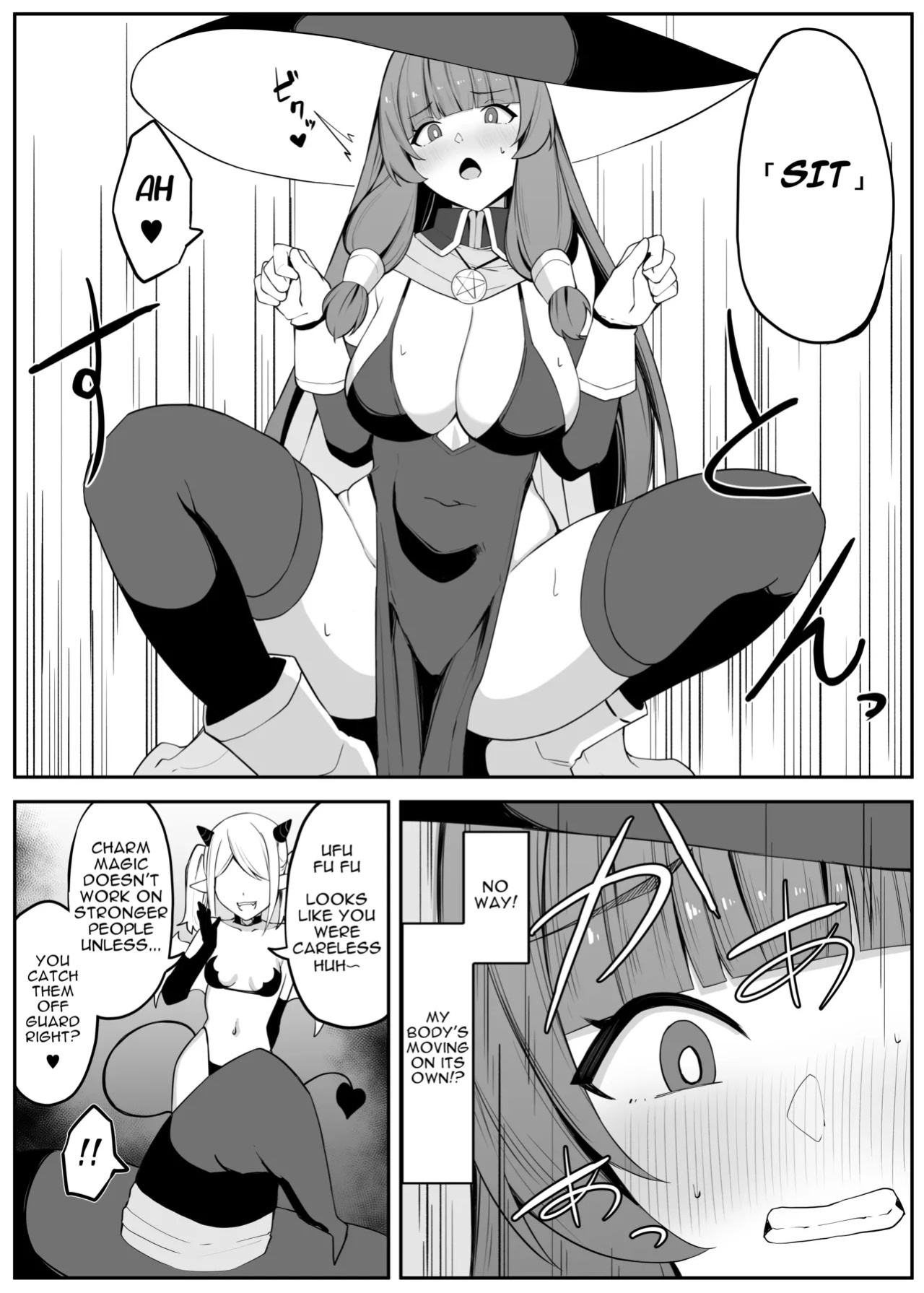 [Omochi no Mochiya (Wabimochi)] Saikyou Witch ga Succubus ni Miryou Sarete Haiboku Suru Hanashi | How the Strongest Witch Was Charmed and Defeated by a Succubus [English]
