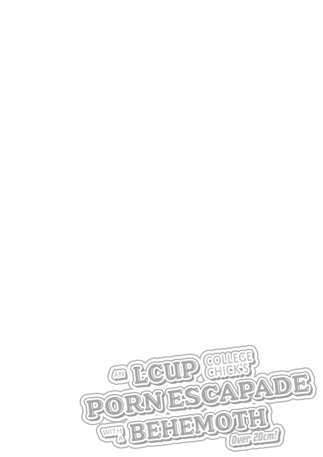 [Ichigo Crown (Yuzuri Ai)] L-Cup Joshidaisei 20cm Chou Dekachin de Doujin AV Debut | An L-Cup College Chick's Porn Escapade with a Behemoth [English] [Digital]