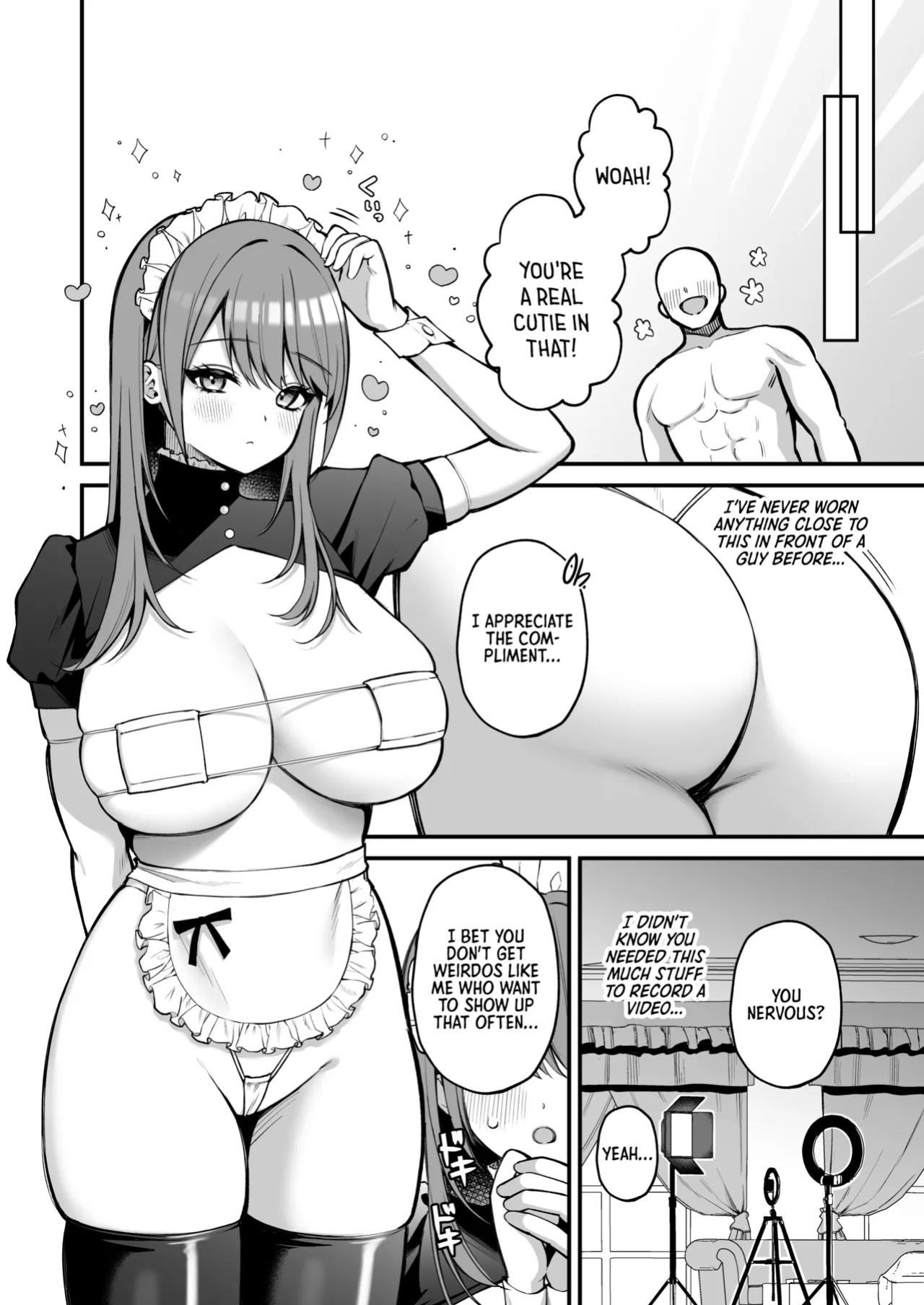 [Ichigo Crown (Yuzuri Ai)] L-Cup Joshidaisei 20cm Chou Dekachin de Doujin AV Debut | An L-Cup College Chick's Porn Escapade with a Behemoth [English] [Digital]