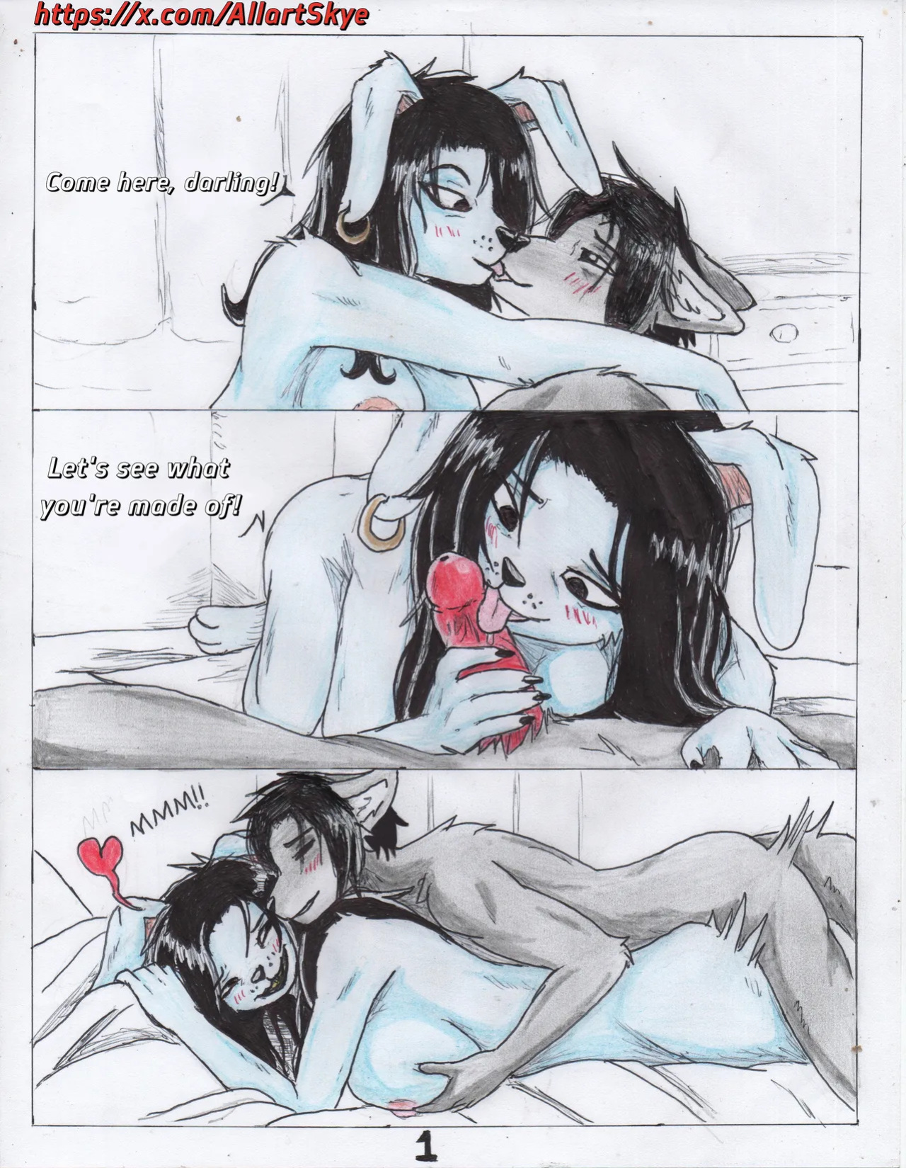Skyethefurry no canon comics ENG