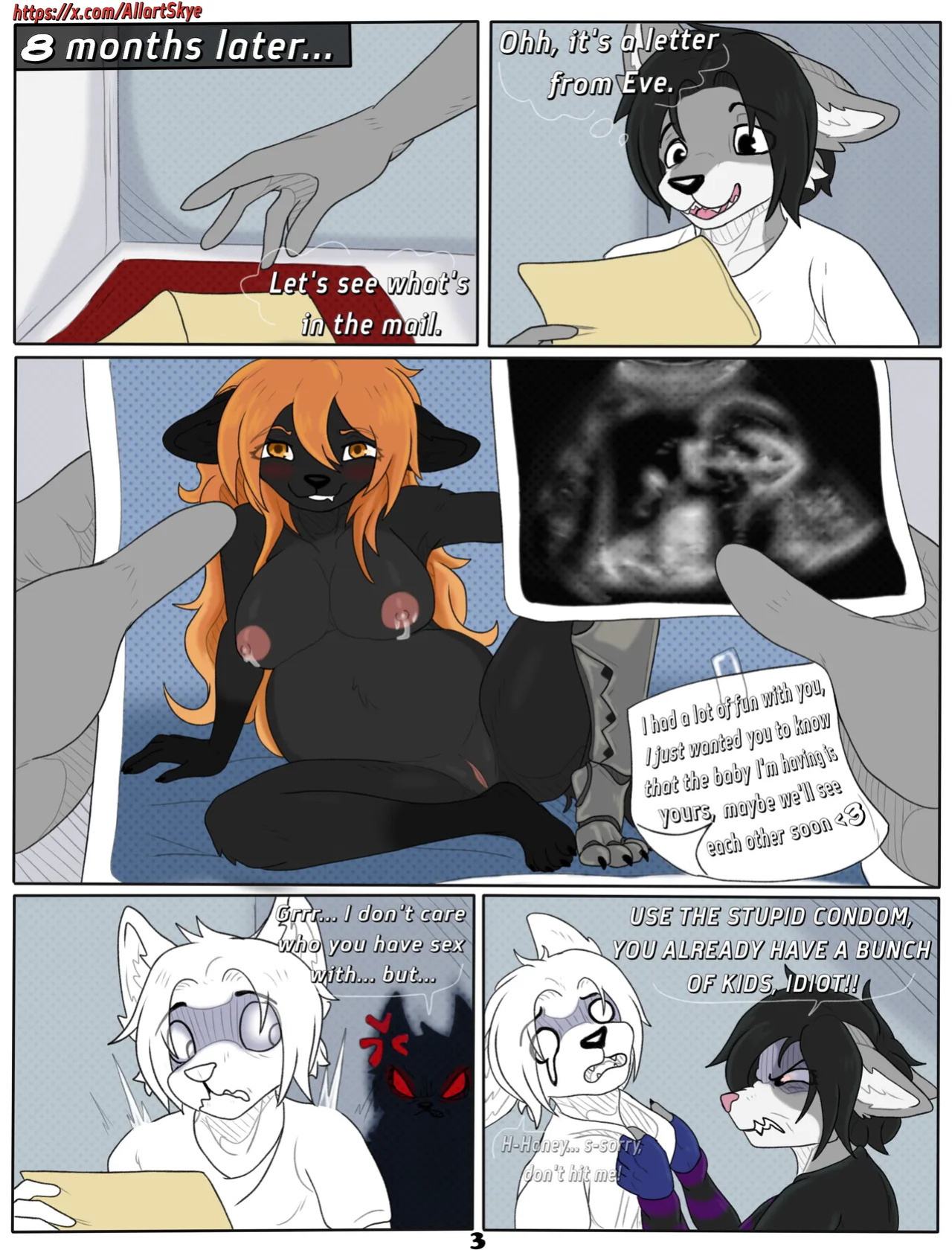 Skyethefurry no canon comics ENG