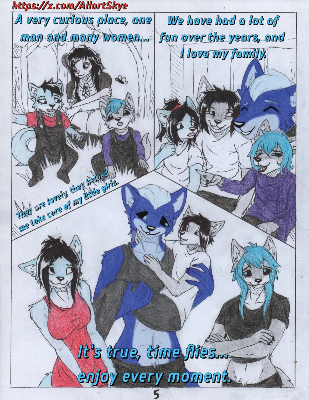 Skyethefurry no canon comics ENG