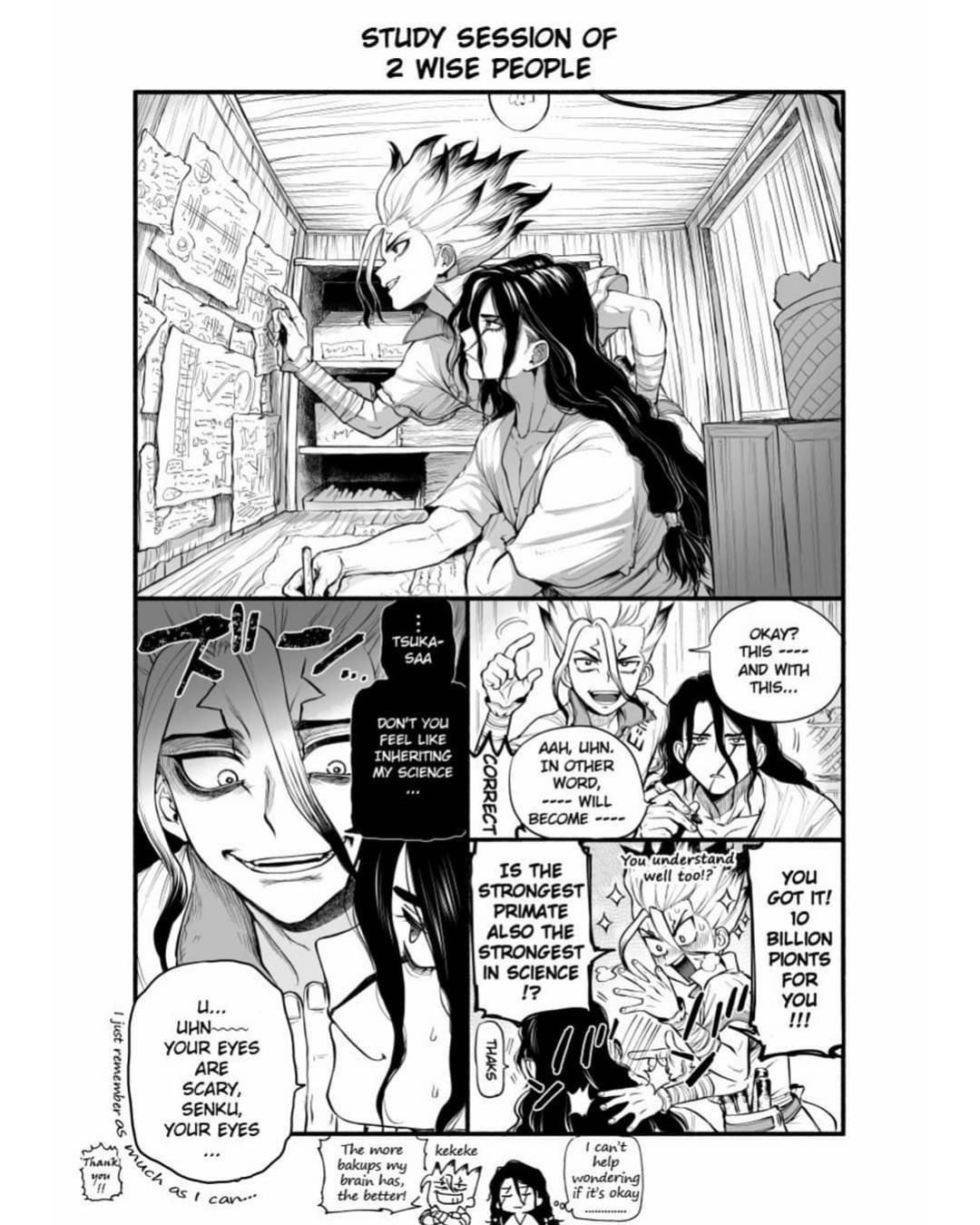 [Sujiniku] TsukaSen Log (Dr.STONE)