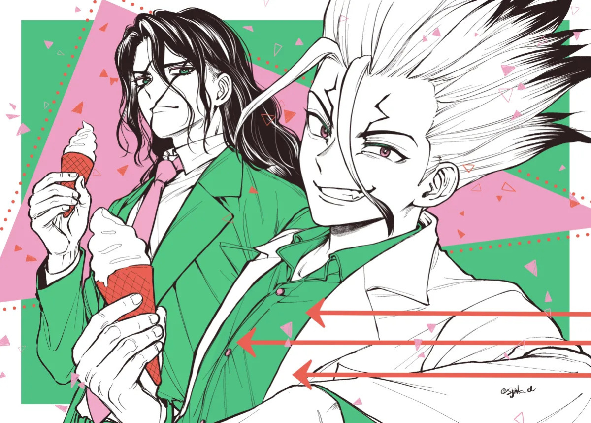 [Sujiniku] TsukaSen Log (Dr.STONE)