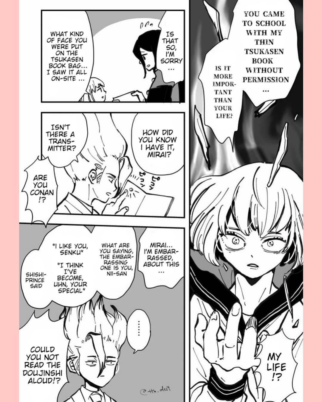 [Totokomachi] TsukaSen log 2 - (Dr.STONE)