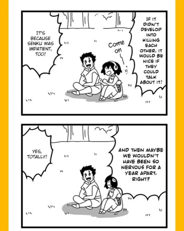 [Totokomachi] TsukaSen log 2 - (Dr.STONE)