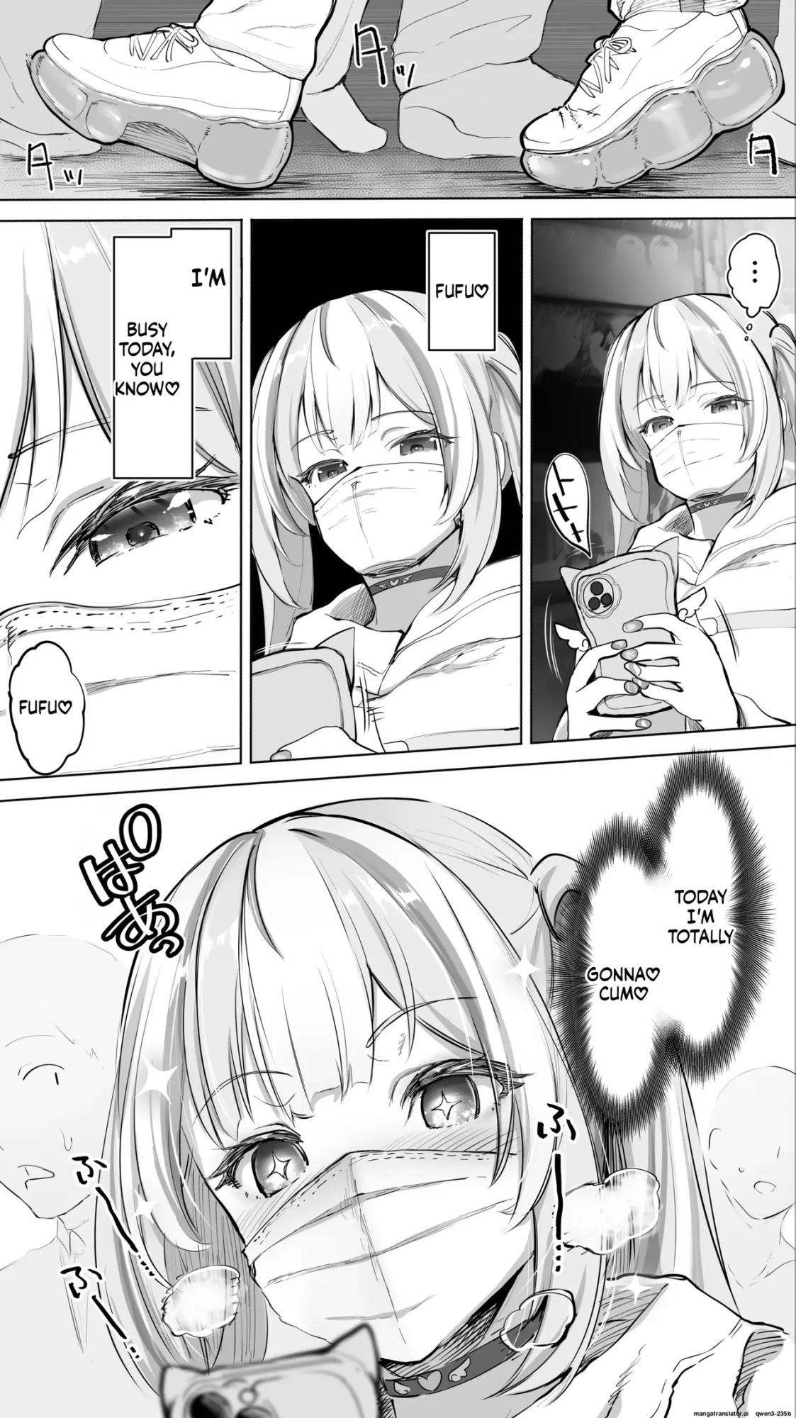 [STUDIO HUAN (Raidon)] Iki Jigoku Refle ni Ochiru Tenshi Kaiwai-chan ♥ | An "Angel-Style" Girl Succumbing to Orgasm-Inducing Hellish Massage ♥ [English]