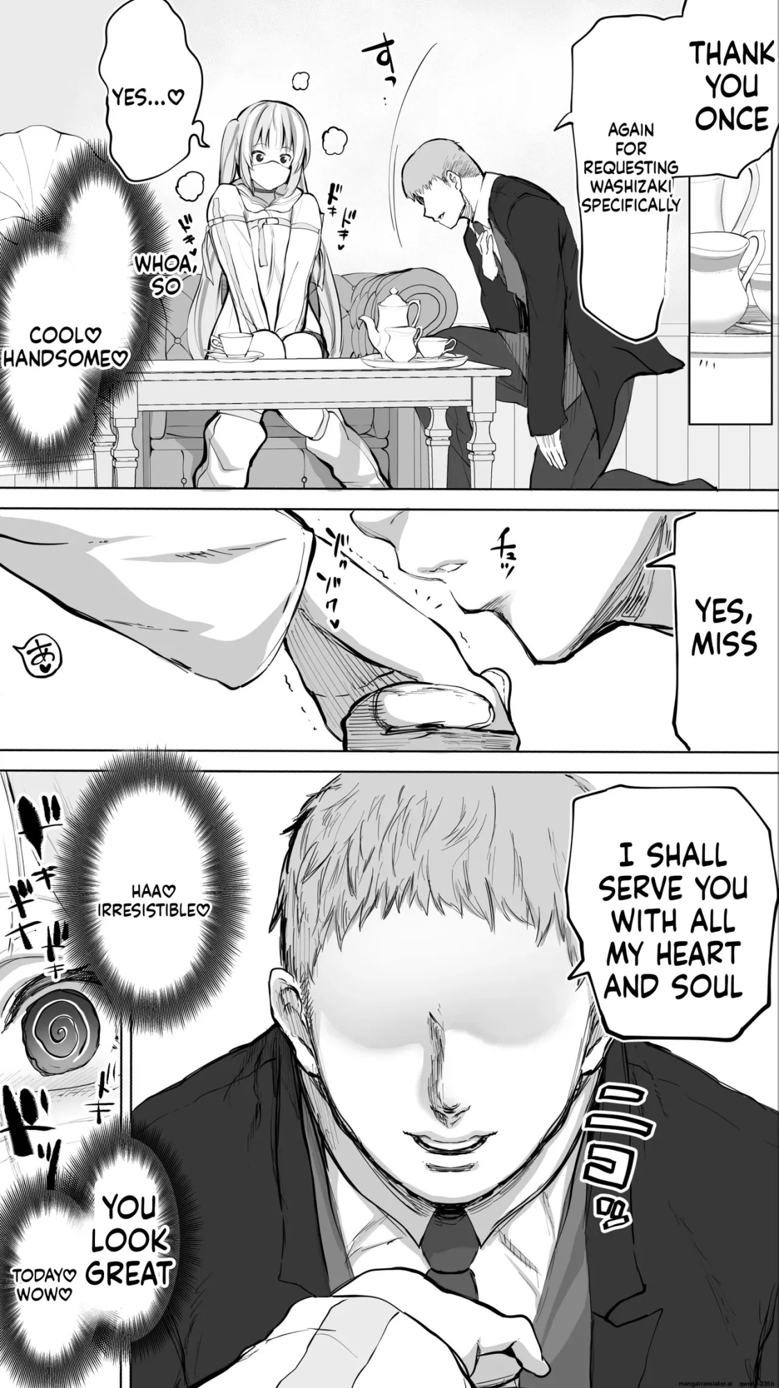 [STUDIO HUAN (Raidon)] Iki Jigoku Refle ni Ochiru Tenshi Kaiwai-chan ♥ | An "Angel-Style" Girl Succumbing to Orgasm-Inducing Hellish Massage ♥ [English]