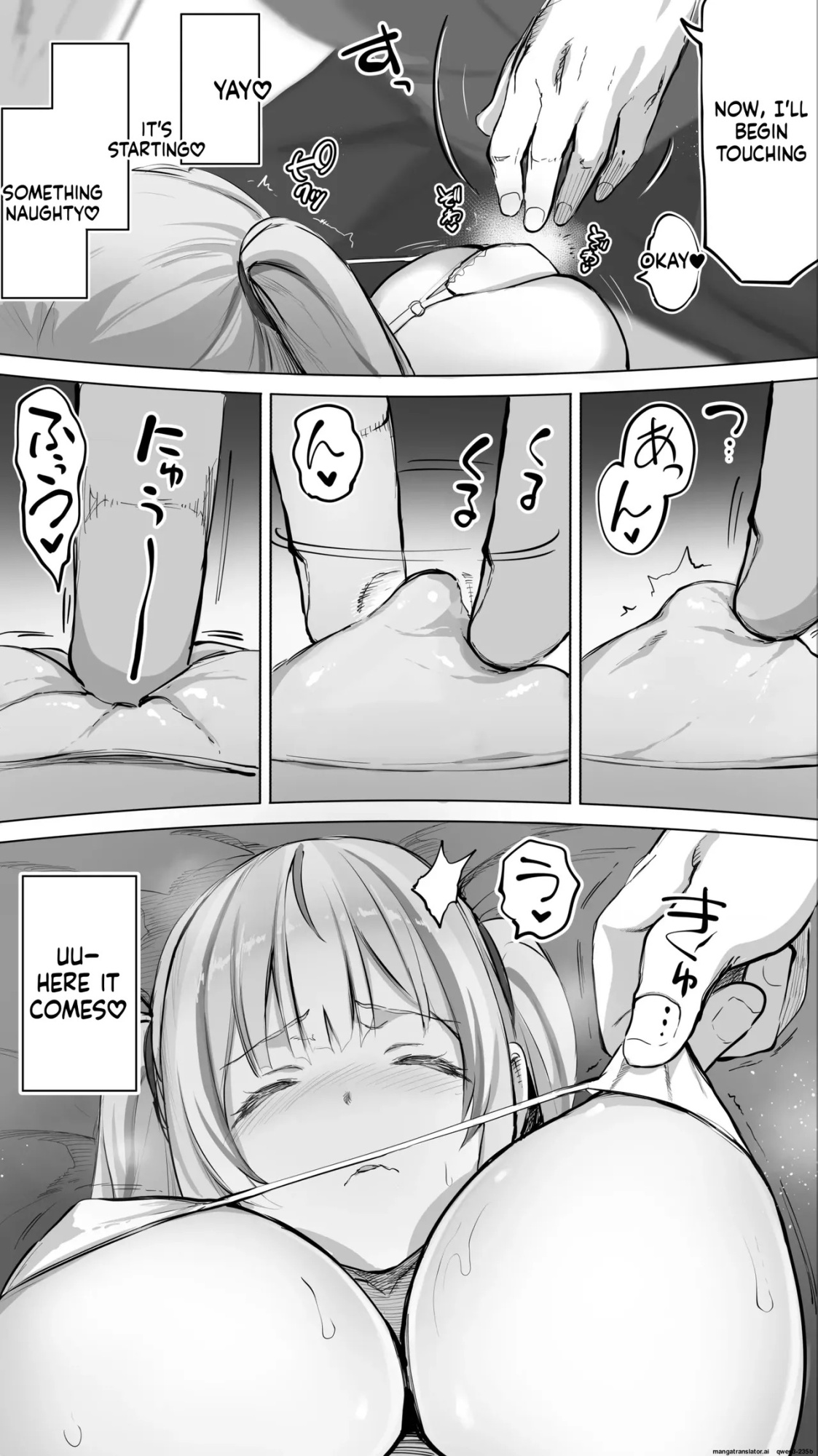 [STUDIO HUAN (Raidon)] Iki Jigoku Refle ni Ochiru Tenshi Kaiwai-chan ♥ | An "Angel-Style" Girl Succumbing to Orgasm-Inducing Hellish Massage ♥ [English]