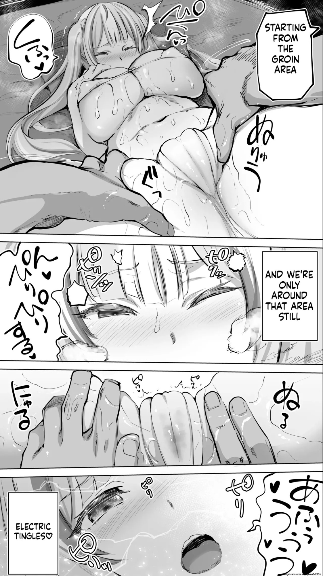 [STUDIO HUAN (Raidon)] Iki Jigoku Refle ni Ochiru Tenshi Kaiwai-chan ♥ | An "Angel-Style" Girl Succumbing to Orgasm-Inducing Hellish Massage ♥ [English]