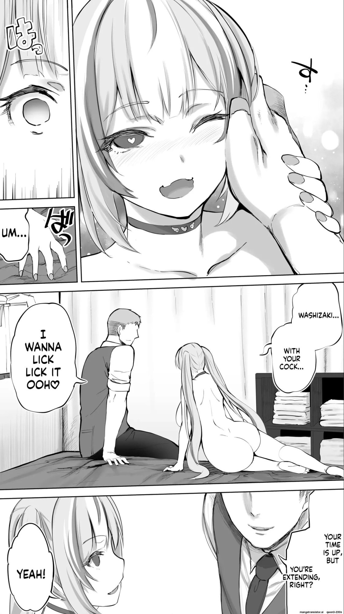 [STUDIO HUAN (Raidon)] Iki Jigoku Refle ni Ochiru Tenshi Kaiwai-chan ♥ | An "Angel-Style" Girl Succumbing to Orgasm-Inducing Hellish Massage ♥ [English]