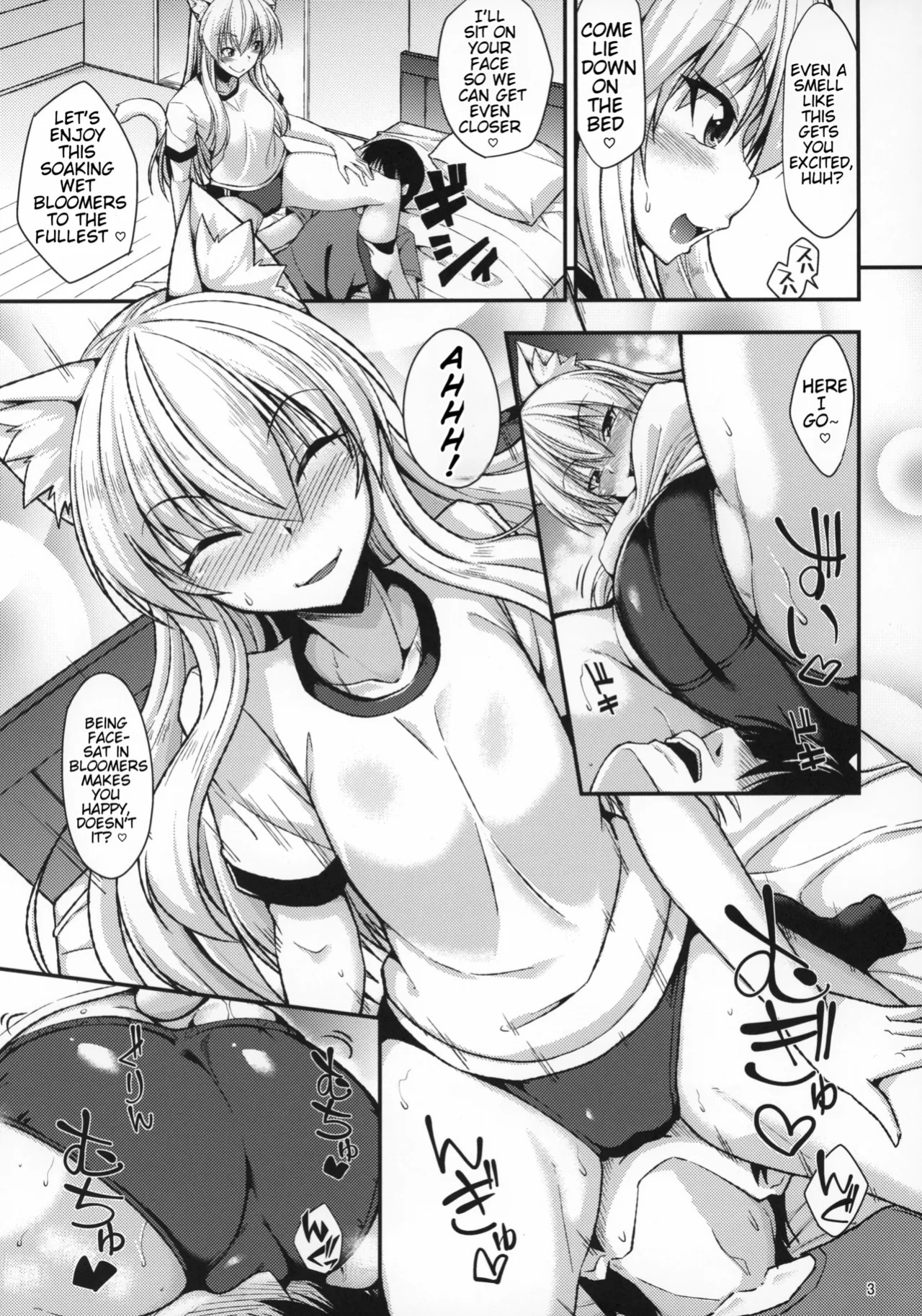 (C96) [ENNUI (Nokoppa)] Muremure Bloomer de Nyan Nyan [English]