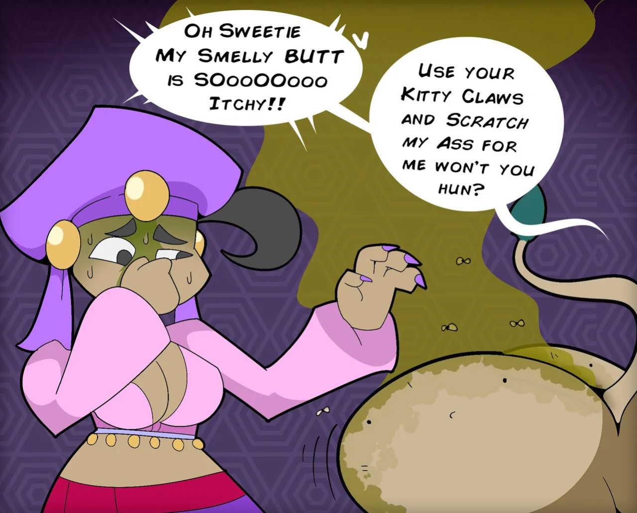 [Squiddy62] Scratching Derri's Ass