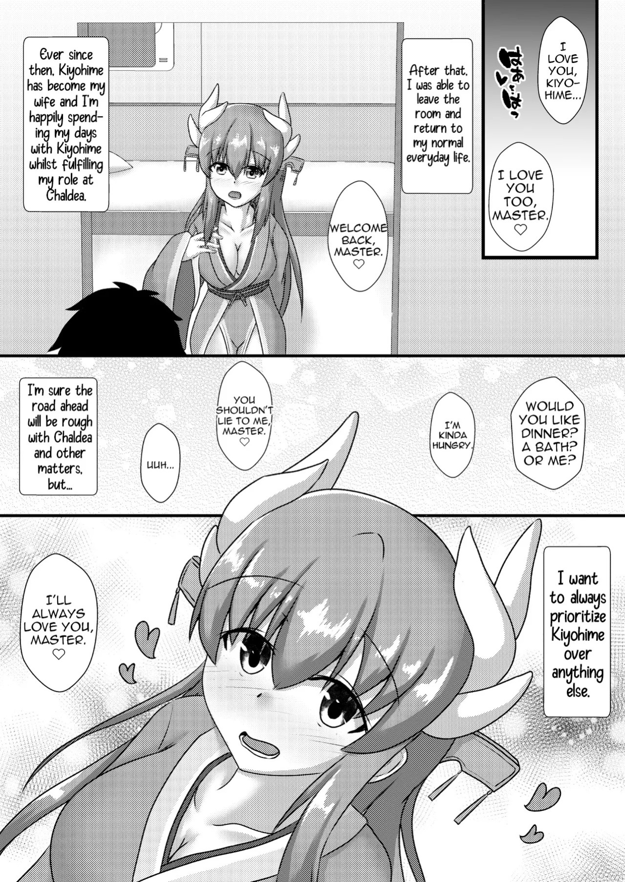 (C96) [White Drop (Kuzzy)] Kiyohime o harama senai to de rarenai mairumu | Trapped in a Room where I Can't Escape Until I Impregnate Kiyohime [English] [Shiririn]