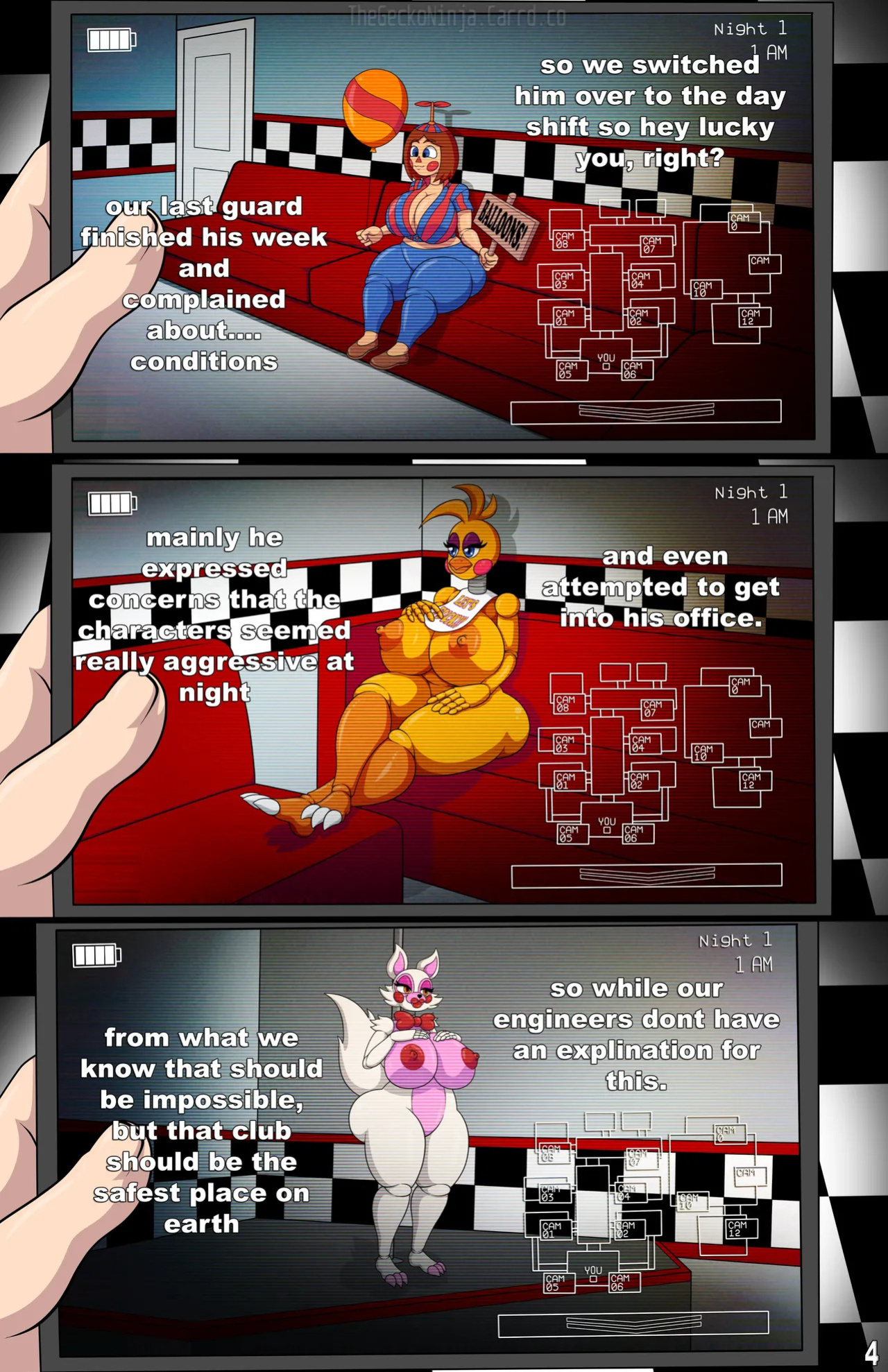 [TheGeckoNinja] Five Fucks at Freddy's 2 (Ongoing)