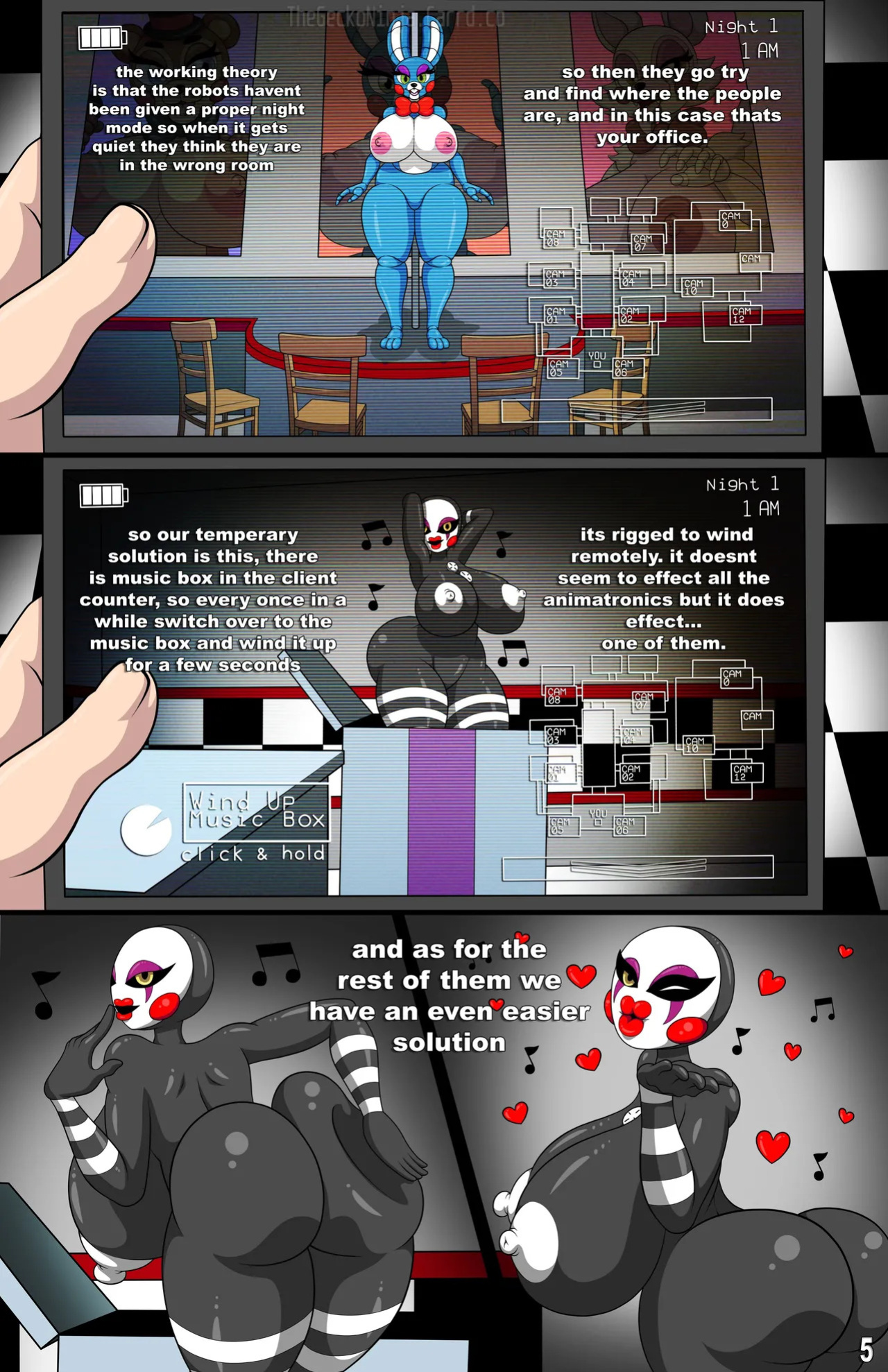 [TheGeckoNinja] Five Fucks at Freddy's 2 (Ongoing)