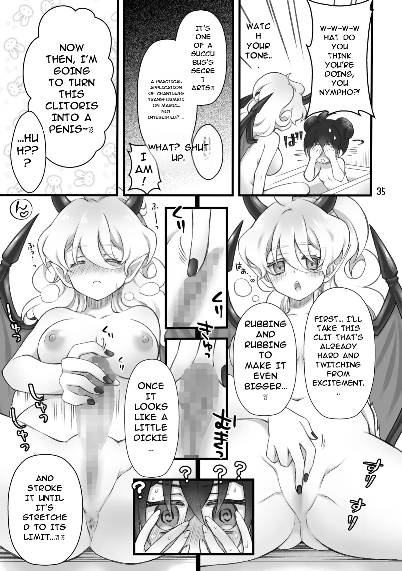 {Sasya (Sachie)] The summoned creature was a hermaphrodite succubus. I (MTL)