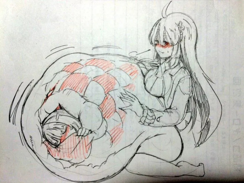 [kouka-ata5200] Yufuko made a friend lay down in the womb