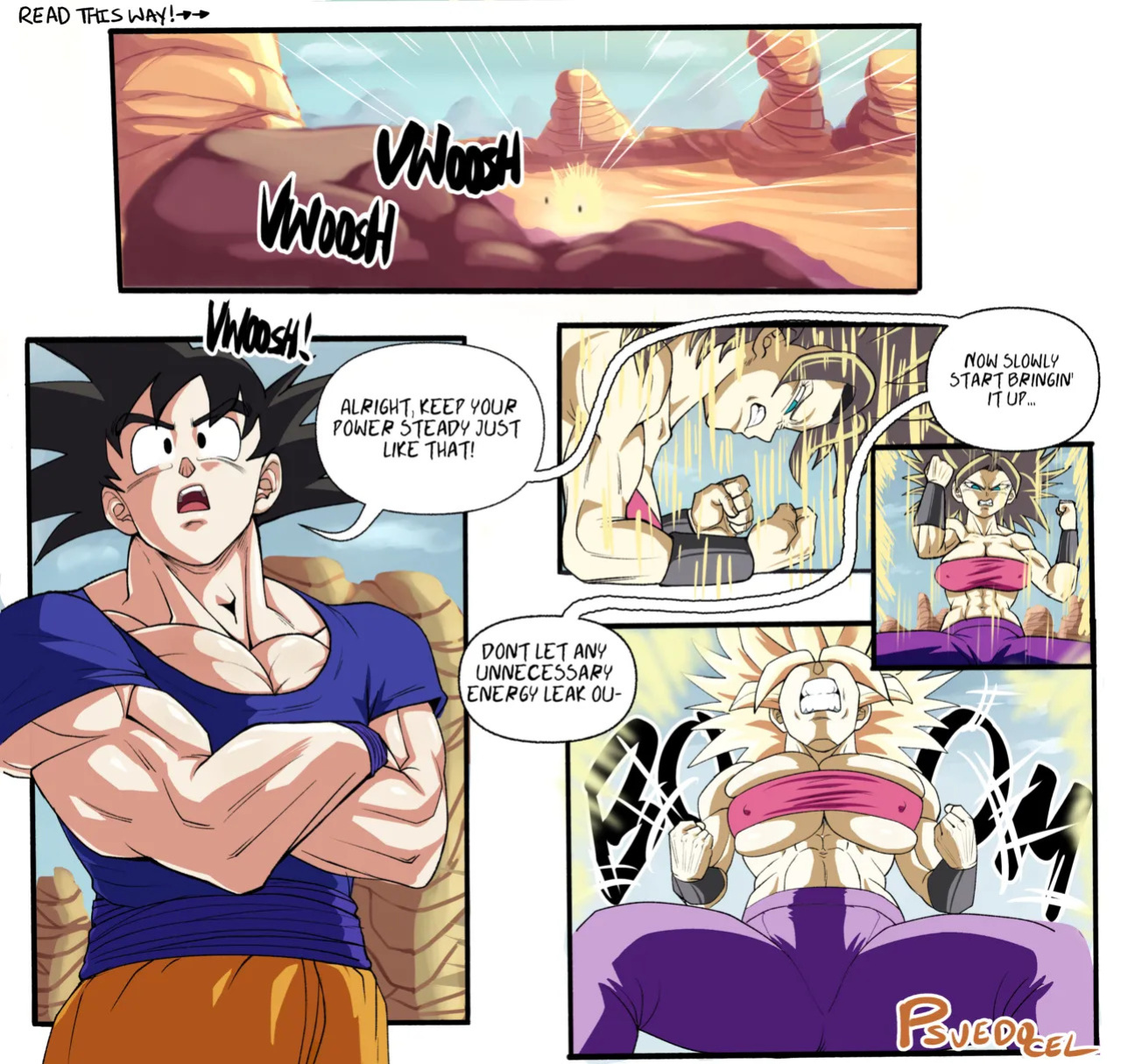 [Pseudocel] Caulifla's Ki Malfunction (Dragon Ball Super)