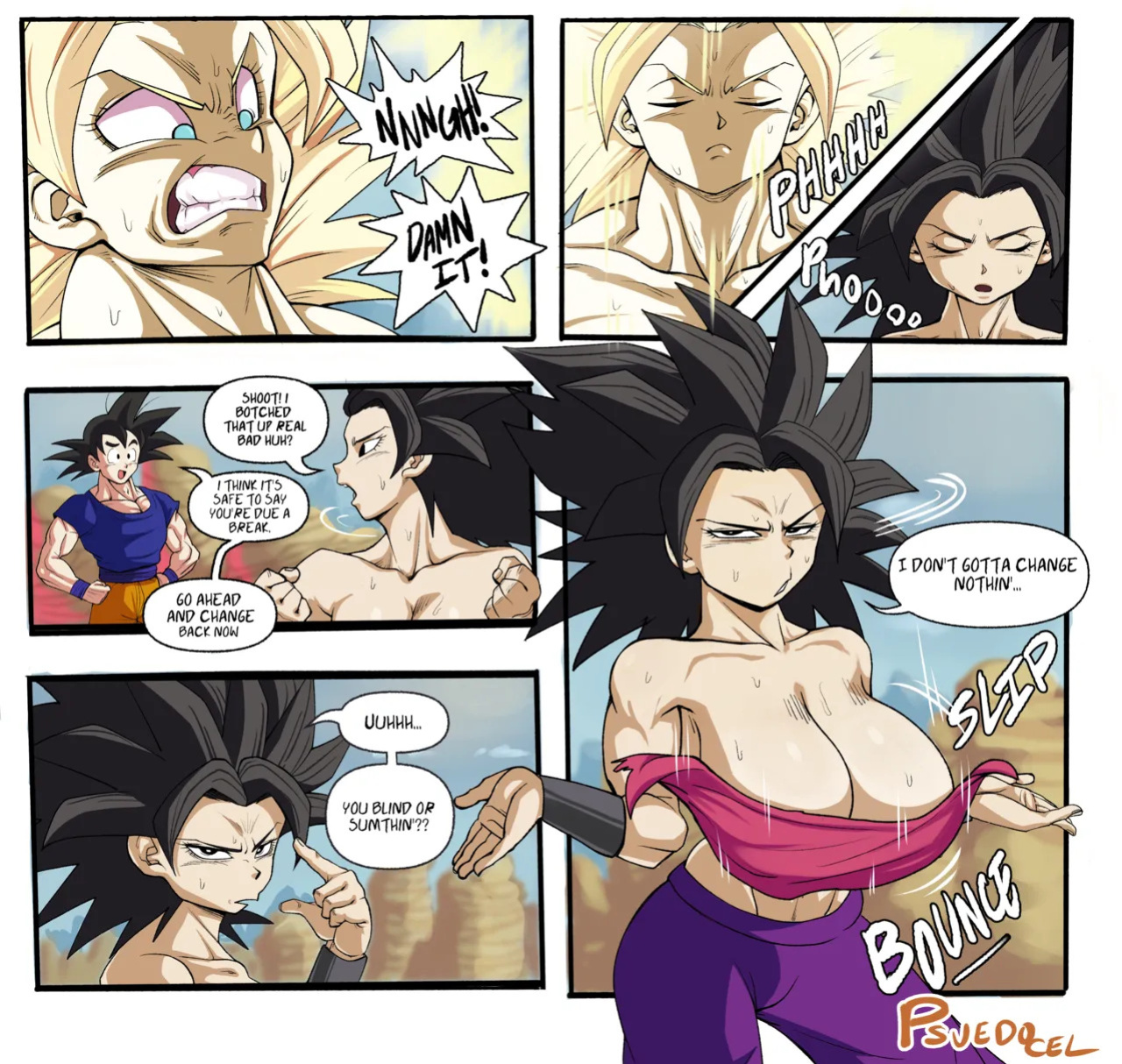 [Pseudocel] Caulifla's Ki Malfunction (Dragon Ball Super)