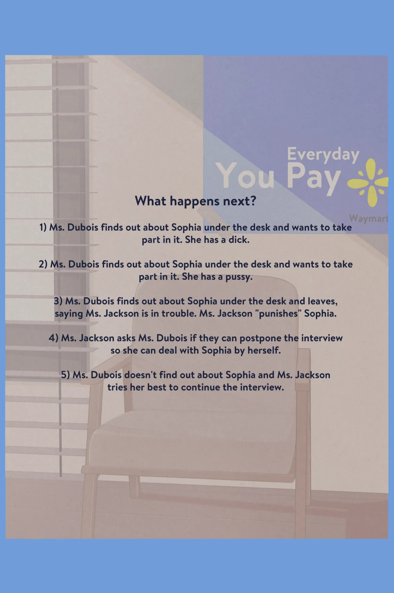[Skemantis] CYOA - Office Politics: Episode 1-5 [ongoing]
