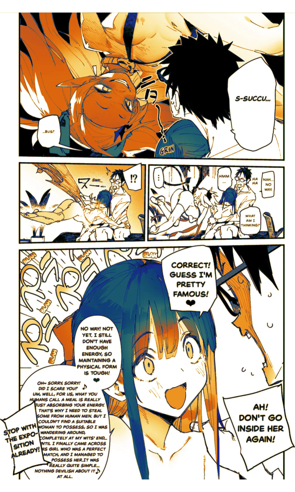 [Hyoco Road (Hyocorou)] Seiso x Hanten ~Onna Tomodachi ga Succubus ga Karada ni Nottorarete Mainichi [Sepia Colored]