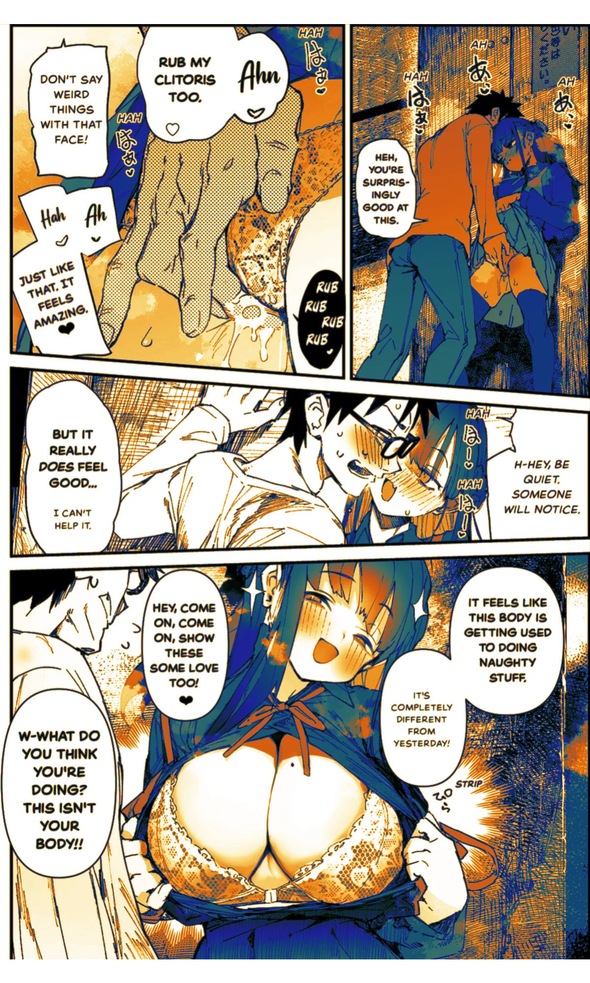[Hyoco Road (Hyocorou)] Seiso x Hanten ~Onna Tomodachi ga Succubus ga Karada ni Nottorarete Mainichi [Sepia Colored]