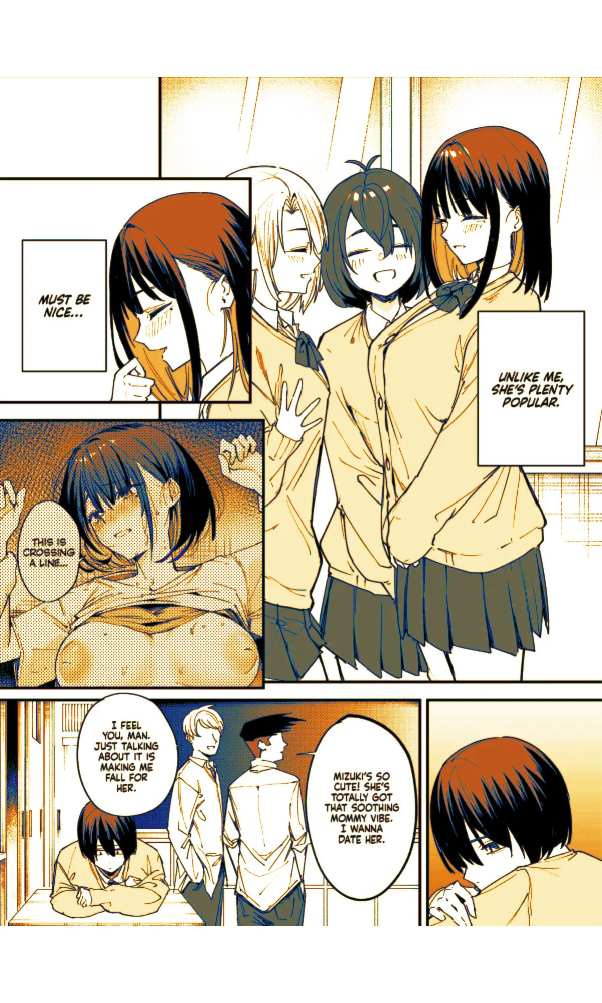 [Fuguta-ke] Kyonyuu no Tomodachi to Tsukiau made no Hanashi Maybe We'll Start Dating Someday [English] [J18] [Decensored] [Digital] [Sepia Colored]
