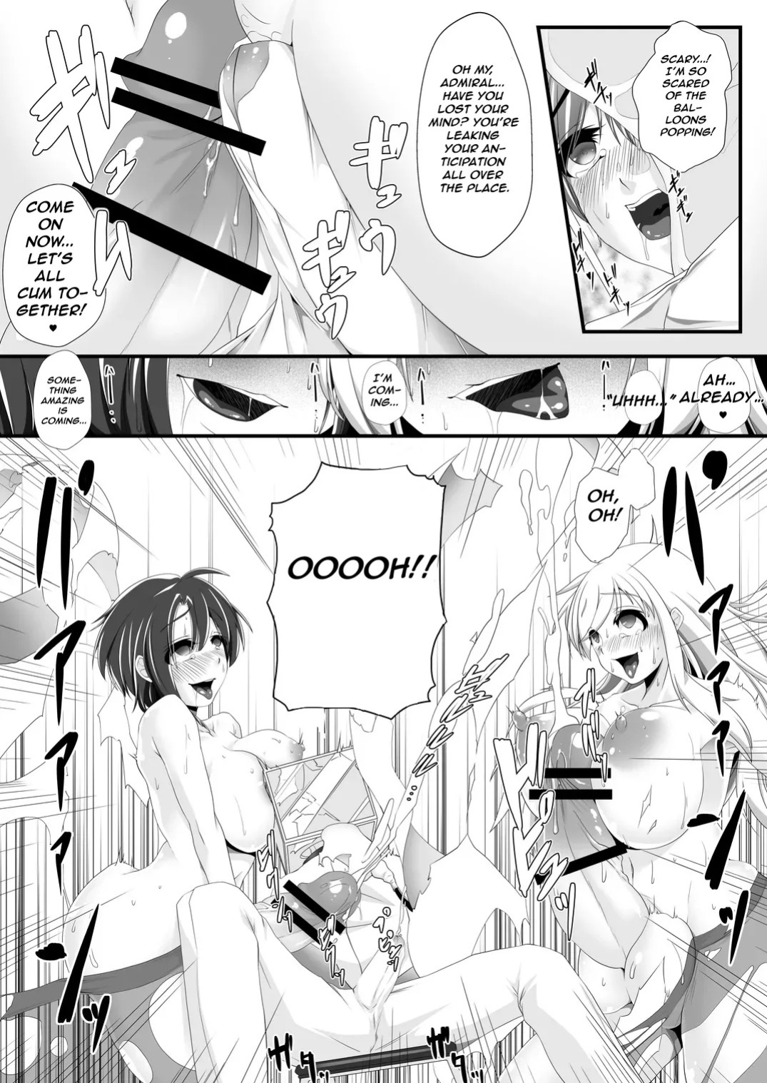 [Puchiota Rakugaki (genzaburoh, Kometanuki)] Fuusen Collection (Kantai Collection -KanColle-) ENGLISH