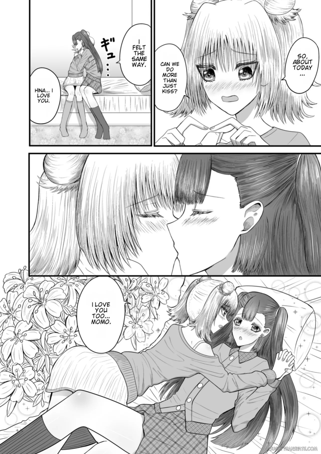 [Anka] Yuri Renai Toshishita Osananajimi to Amaama Yuri Ecchi [English] [MTL]